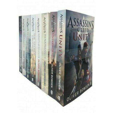 Assassins Creed 8 Books Collection Set By Oliver Bowden Inc Unity, Revelations - The Book Crib