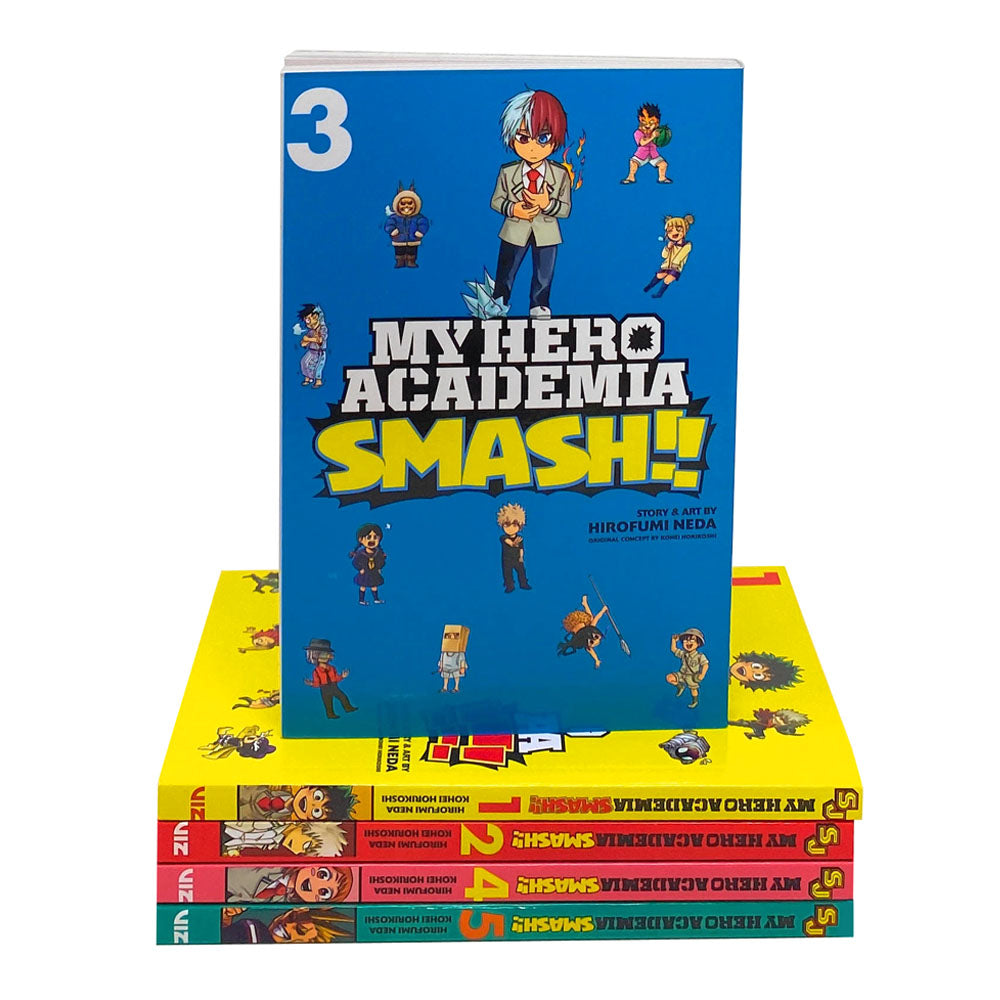 My Hero Academia Smash Series (Vol 1-5) Collection 5 Books Set By Kohei Horikosh