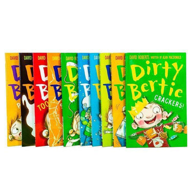 Dirty Bertie Collection 10 Books Set Pack (Series 2) By David Robert