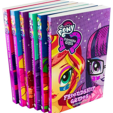 My Little Pony Story Collection Equestria Girls 6 Books Box Set Childrens