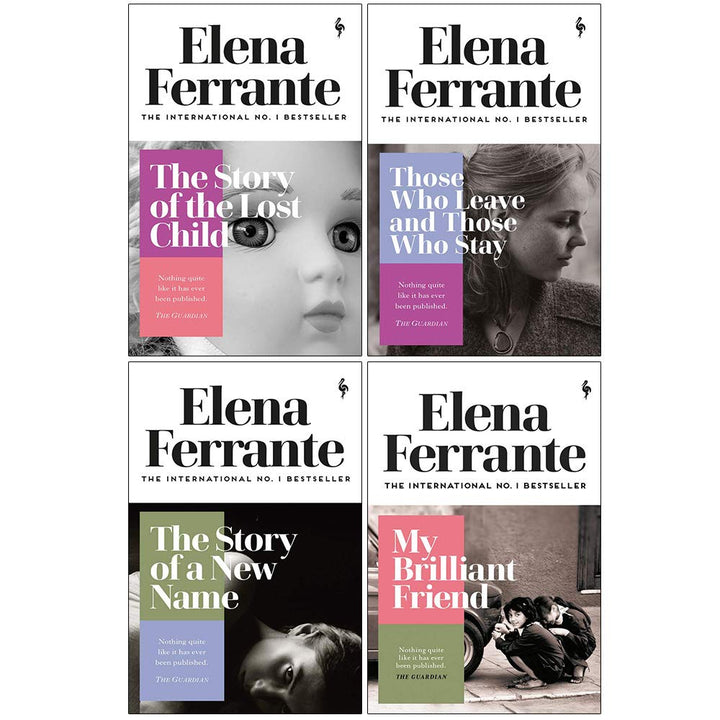 My Brilliant Friend Series Collection Elena Ferrante 4 book Set Neapolitan Novel