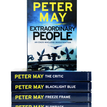 Photo of Enzo File Series 6 Books Set by Peter May on a White Background