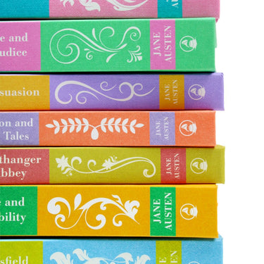 Jane Austen Complete Works 7 Book Hardcover Boxed Set – Classic Literature Novels: Emma, Pride and Prejudice, Persuasion, Mansfield & More