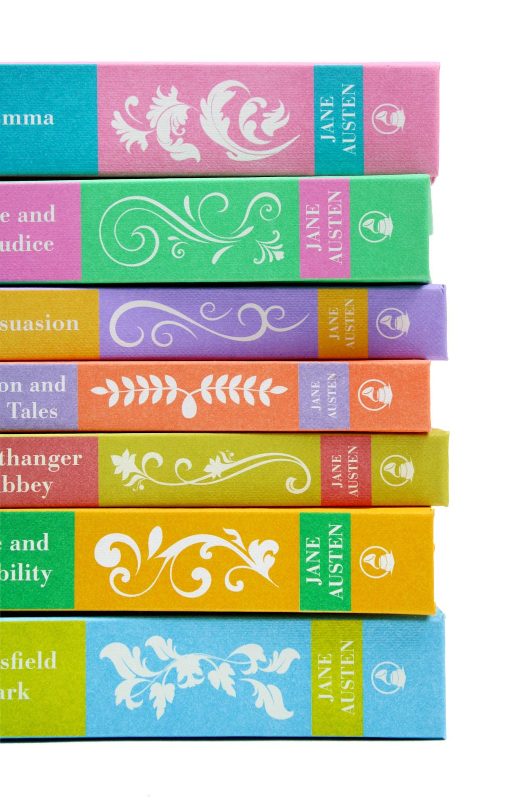 Jane Austen: The Complete 7 Books Hardcover Books Boxed Set (Emma, Pride and Prejudice, Persuasion, Sanditon and Other Tales, Northanger Abbey, Sense and Sensibility & Mansfield)