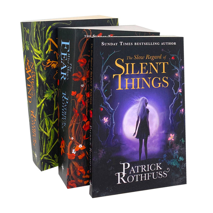 The Kingkiller Chronicle Series 3 Books Collection Set by Patrick Rothfuss (The Name of the Wind, The Wise Man's Fear, The Slow Regard of Silent Things)