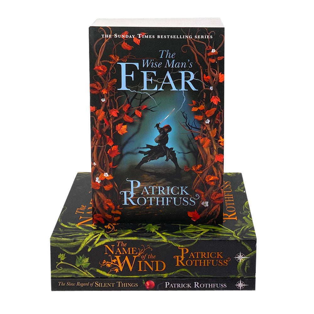 The Kingkiller Chronicle Series 3 Books Collection Set by Patrick Rothfuss (The Name of the Wind, The Wise Man's Fear, The Slow Regard of Silent Things)