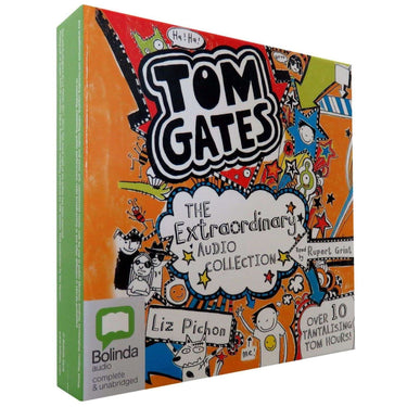 Tom Gates: The Extraordinary Audio Collection – 10 CDs with 5 Fun-Filled Stories by Liz Pichon | Kids' Fiction, Adventure & Entertainment for 8+ years