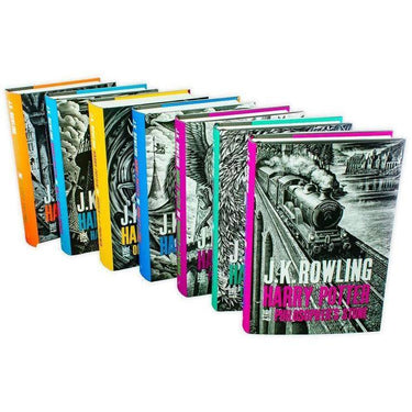 J.K Rowling Harry Potter The Complete Collection 7 Hardback Box Set Books Box Set