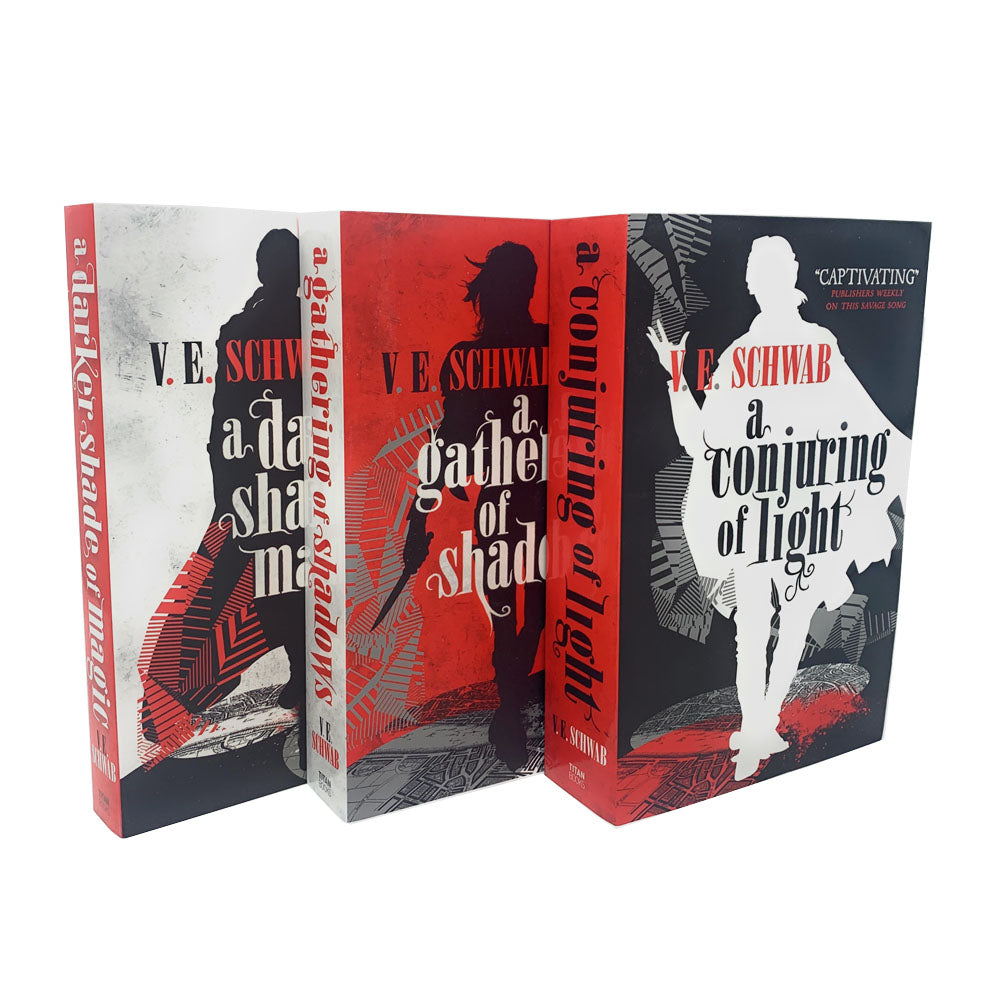 A Darker Shade Of Magic Trilogy 3 Books Set By V.E Schwab, Gathering Of Shadows