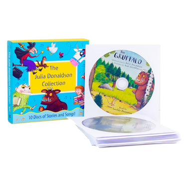 Julia Donaldson Collection 10 Audio CD Books Set Stories & Songs Gruffalo, Child