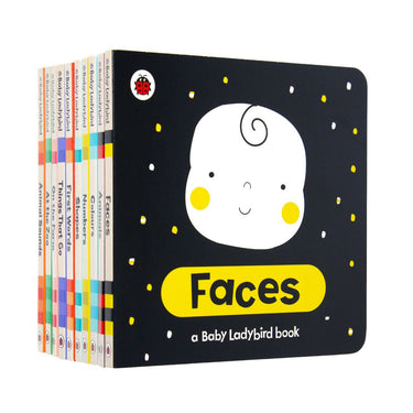A Baby Ladybird Library 10 Book Set – Early Learning Board Books, Baby Reading, Educational Children's Series, Toddler Picture Book Collection