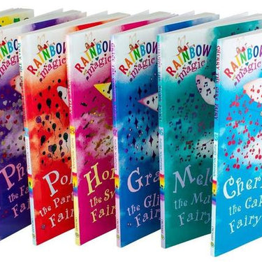 Rainbow Magic Party Fairies Collection Daisy Meadows 7 Books Set Series 3 (Vol 15 to 21)