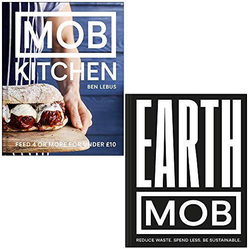 Photo of Mob Kitchen and Earth Mob 2 Book Set by Ben Lebus on a White Background