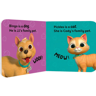 Cocomelon Little Learners Pocket Library 12 Board Books Collection Set (Animals, Fruit And Vegetables, Weather, Days of the Week, Family Time and More)