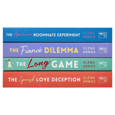 Elena Armas Collection 4 Books Set (The American Roommate Experiment, The Fiance Dilemma, The Spanish Love Deception and The Long Game) | Paperback