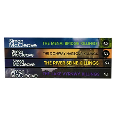 DI Ruth Hunter Series 8-11 Collection 4 Books Set By Simon McCleave (The Menai Bridge Killings, The Conway Harbour Killings, The River Seine Killings and The Lake Vyrnwy Killings) | Paperback