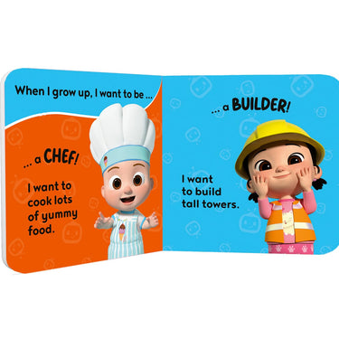 Cocomelon Little Learners Pocket Library 12 Board Books Collection Set (Animals, Fruit And Vegetables, Weather, Days of the Week, Family Time and More)