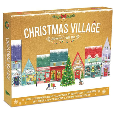 Christmas Village: Advent Craft Kit – Create Your Own Winter Wonderland! 24 Days of Festive Crafting Fun for the Whole Family!