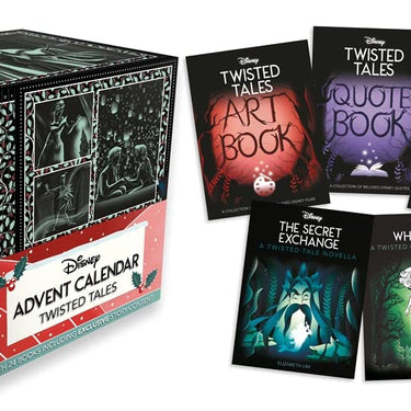 Disney Twisted Tales Advent Calendar Box Set: Fantasy Books for Kids - Holiday Gift with Magic, Adventure, Fun & Surprises for Children