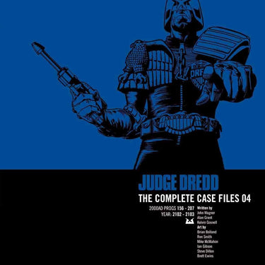 Judge Dredd Complete Case Files Book 4 by John Wagner Classic 2000 AD Comic Book Graphic Novel Collection for Teens and Adults Volume 4 | Paperback