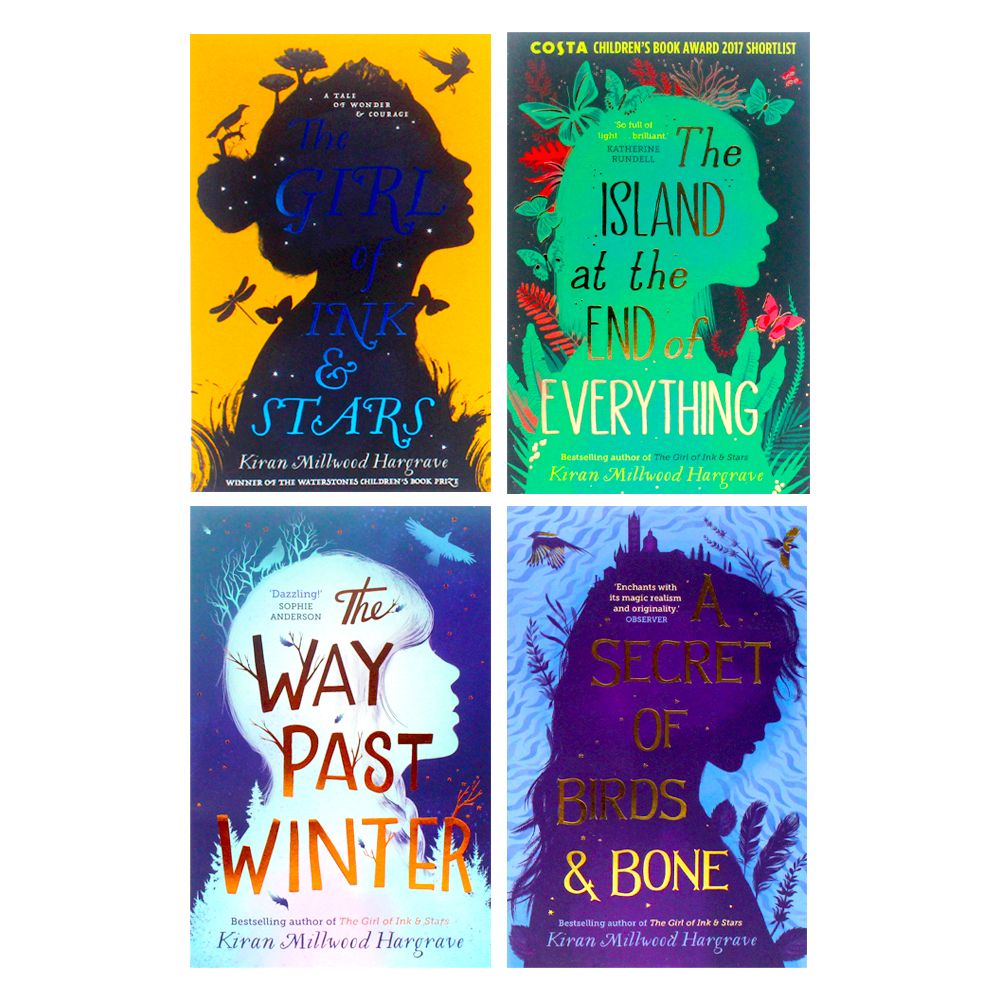 Kiran Millwood Hargrave 4 Books Collection Set (The Way Past Winter, The Girl of Ink and Stars, The Island at the End of Everything & The Secret of Birds and Bone)