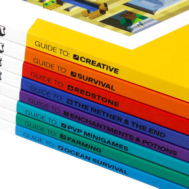 The Official Minecraft Guide Collection 8-Book Box Set by Mojang – Ultimate Minecraft Books for Building, Survival, Redstone & More