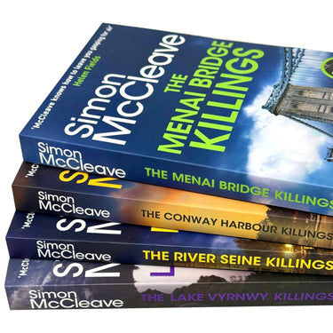 DI Ruth Hunter Series 8-11 Collection 4 Books Set By Simon McCleave (The Menai Bridge Killings, The Conway Harbour Killings, The River Seine Killings and The Lake Vyrnwy Killings) | Paperback