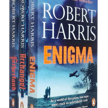 Robert Harris 3 Book Set - Enigma, Fatherland, Archangel - Historical Thriller & Spy Fiction Collection