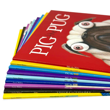 Pig the Pug & Friends Collection 9 Books Box Set by Aaron Blabey (Pig the Pug, Pig the Fibber, Pig the Winner, Pig the Star and MORE!)