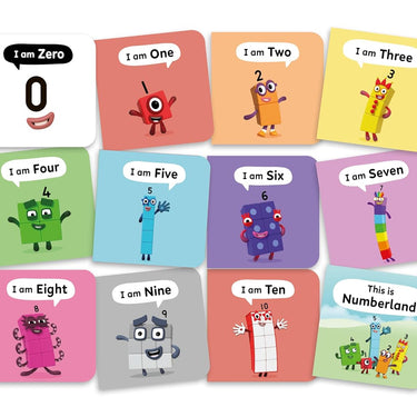 Numberblocks 12 Mini Board Books Collection Carry Case – Early Learning Counting Books for Preschool & Travel