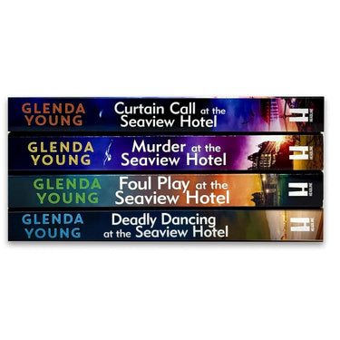 Helen Dexter Cosy Crime Mysteries 4 Books Collection Set By Glenda Young ( Deadly Dancing, Foul Play, Murder at the Seaview, Curtain Call )