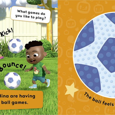 CoComelon: Touch and Feel book: Brand New illustrated interactive touch and feel board book, perfect for young CoComelon fans! (Board-book)