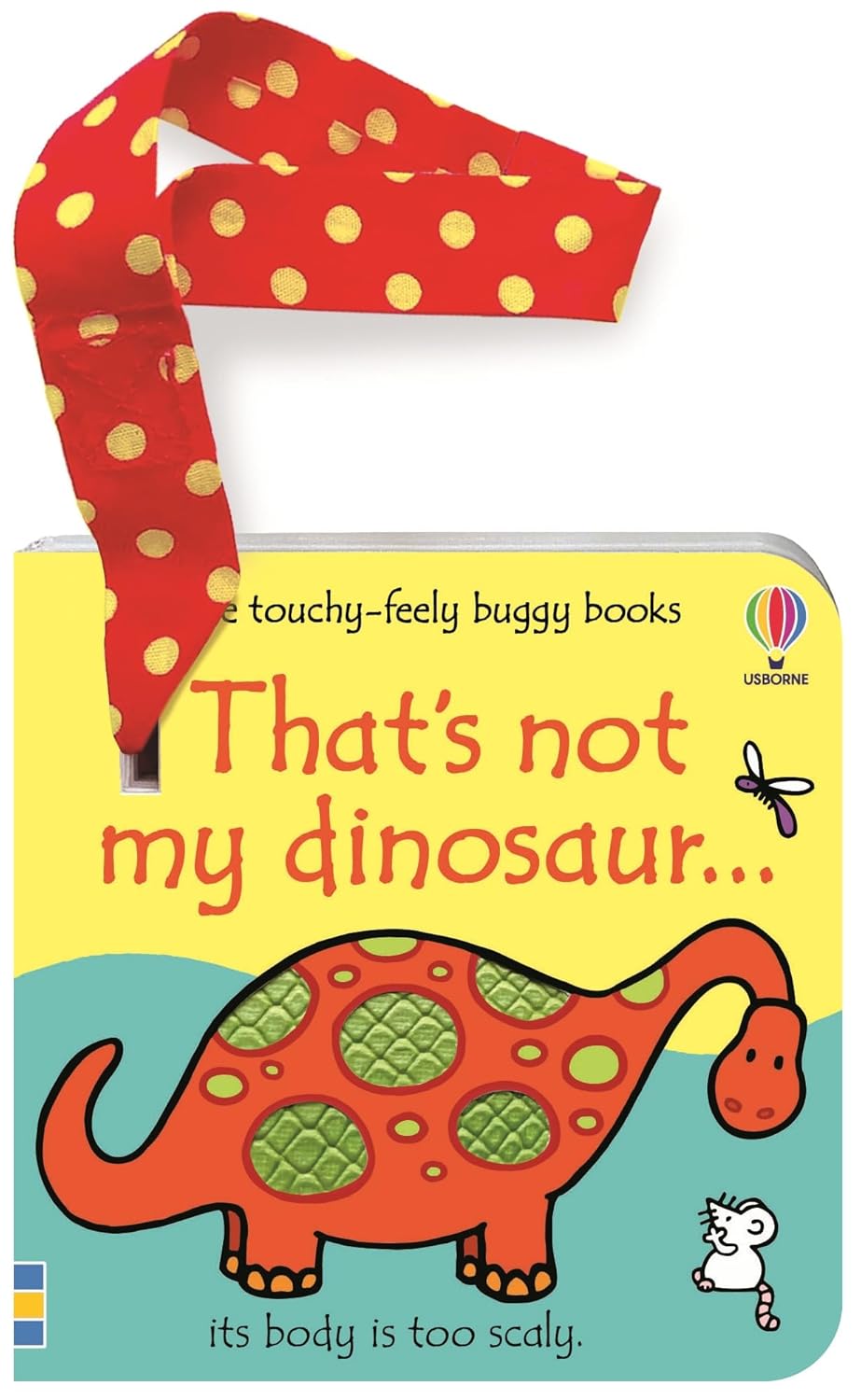 Usborne Touchy Feely That's Not My Dinosaur & That's Not My Bus 2 Buggy Books Set by Fiona Watt & Rachel Wells