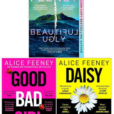 Alice Feeney 3 Books Collection Set | Paperback (Beautiful Ugly, Daisy Darker, Good Bad Girl)