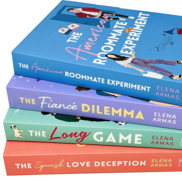 Elena Armas Collection 4 Books Set (The American Roommate Experiment, The Fiance Dilemma, The Spanish Love Deception and The Long Game) | Paperback