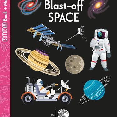 3, 2, 1 Blast-off Space (Ignite STEM Book + Model Kit) Board Book By Lydia Halliday