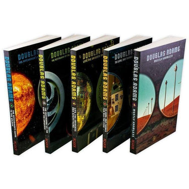 Hitchhikers Guide to the Galaxy Trilogy Collection 5 Books Set Douglas Adam