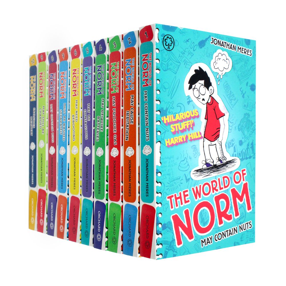 The World of Norm Collection Jonathan Meres 10 Books Set World book day Norm