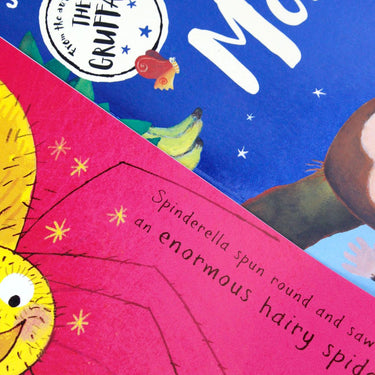 Julia Donaldson 2 Books Collection Set Spinderella, Night Monkey Day Monkey