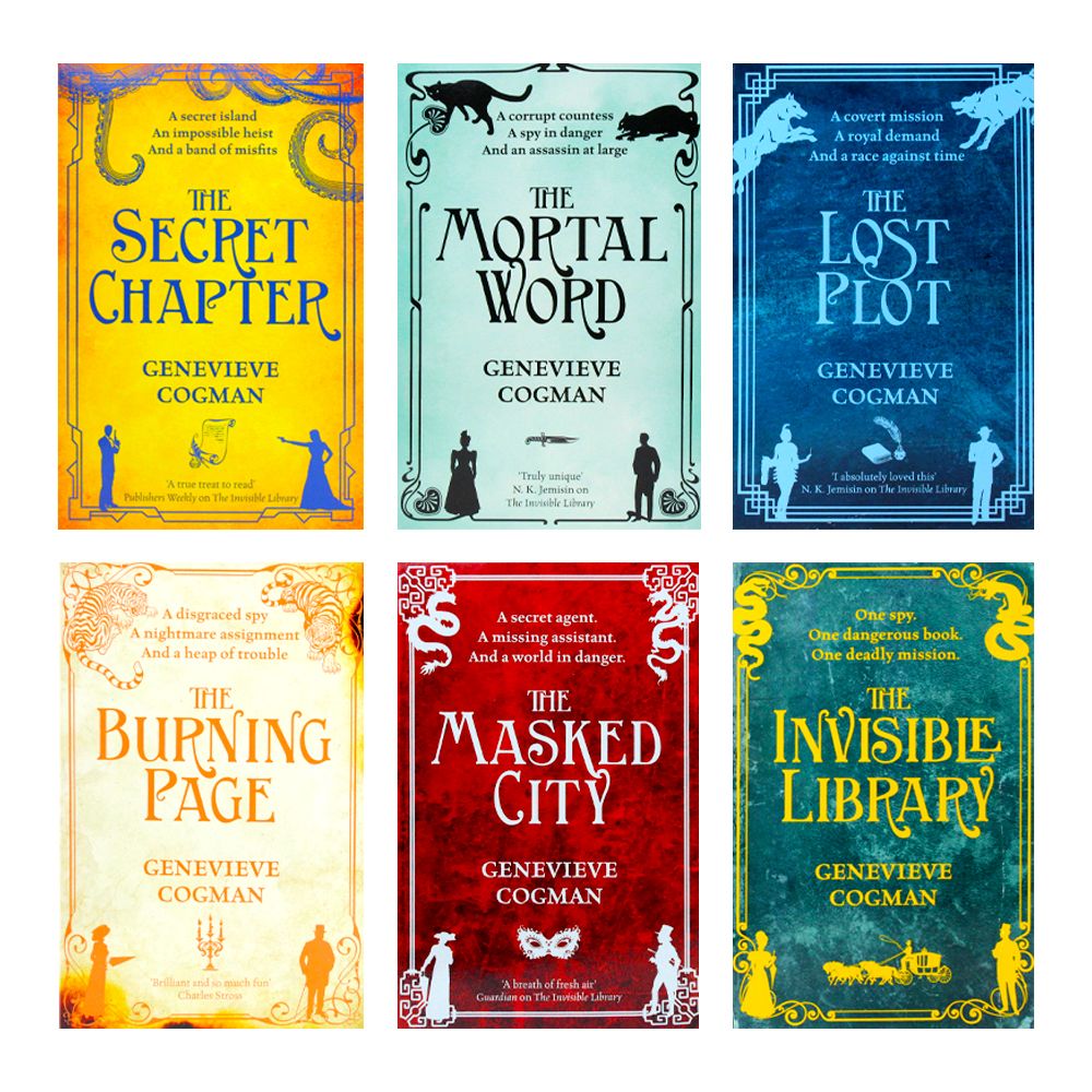 Invisible Library Series 6 Books Collection By Genevieve Cogman