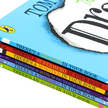 Tom Fletcher Whos in Your Book Collection 6 Books Set (There's a Monster in Your Book, There's a Dragon in Your Book,