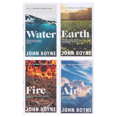 John Boyne Collection 4 Books Collection Set (Water, Earth, Fire, Air) | Hardcover