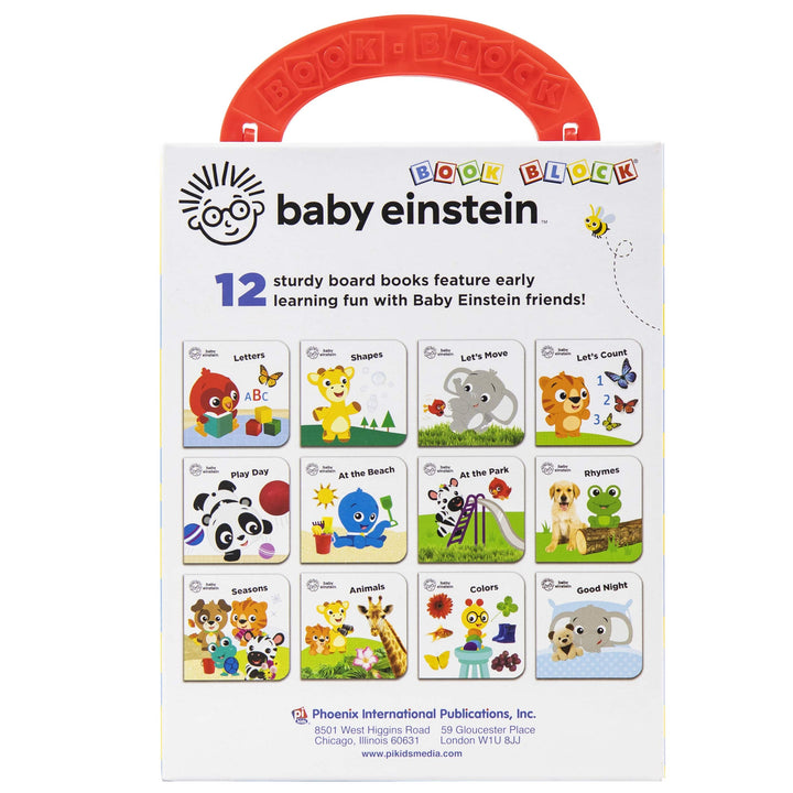 Baby Einstein My First Library 12 Board Books Collection by PI Kids