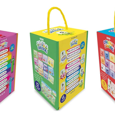 A Case of Numberblocks, Alphablocks and Colourblocks 36 Mini Board Books Collection Set (A Case of Numberblocks, A Case of Alphablocks and A Case of Colourblocks)
