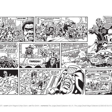 Judge Dredd: The Daily Dredds Volume One: 1981–1986 – Vintage Sci-Fi Comic Strips Collection | Hardcover