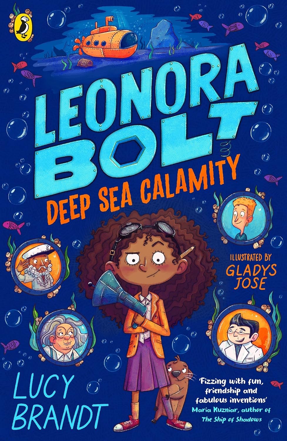 Leonora Bolt Series 4 Books Collection Set by Lucy Brandt (Secret Inventor, Deep Sea Calamity, Eco Engineer & The Great Gadget Games)