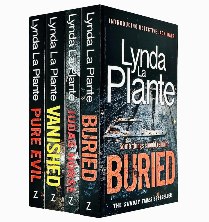 Detective Jack Warr Series & Pure Evil 4 Books Collection Set By Lynda La Plante (Judas Horse, Pure Evil, Vanished, Buried)