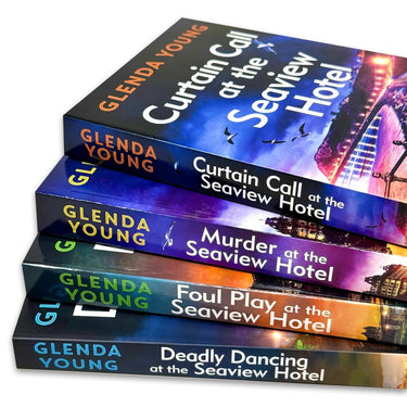 Helen Dexter Cosy Crime Mysteries 4 Books Collection Set By Glenda Young ( Deadly Dancing, Foul Play, Murder at the Seaview, Curtain Call )