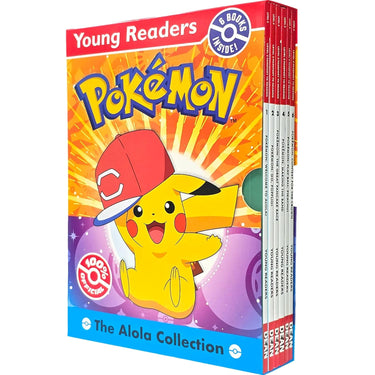 Young Readers Pokémon Level 2 Passport to Reading Alola Collection 6 Books Box Set