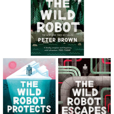 The Wild Robot 3-Book Set – Adventure, Nature & Survival Stories for Kids Ages 7+: Includes The Wild Robot, Escapes & Protects